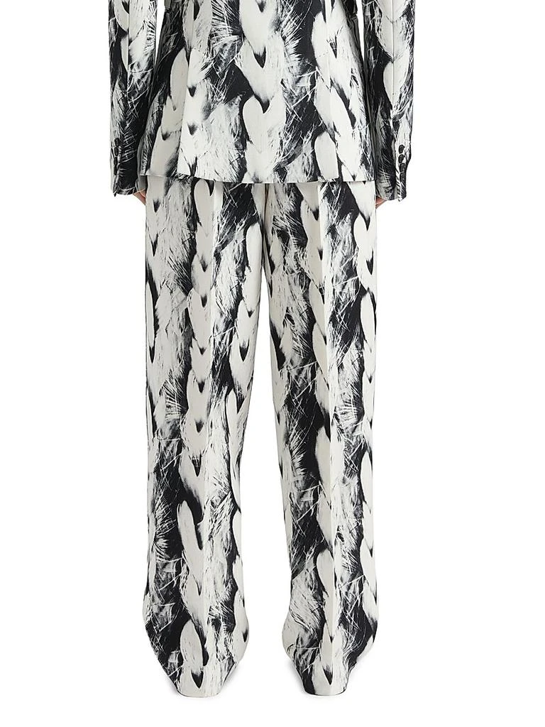 Givenchy Two-Pleat Pants in Wool with Hair Print 3
