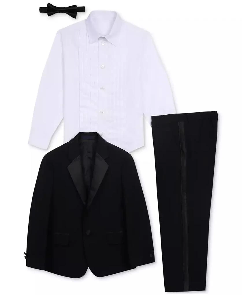Nautica 4-Piece Tuxedo Suit, Shirt & Bowtie, Toddler and Little Boys 4