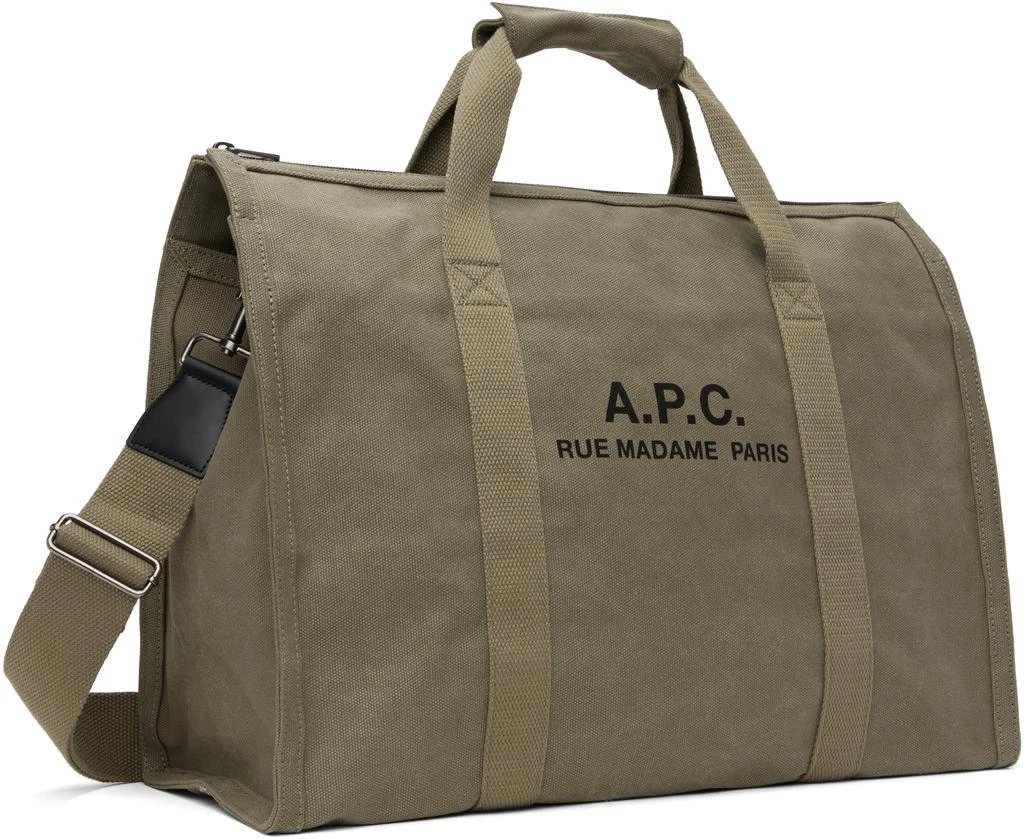 A.P.C. Khaki Recuperation Gym Duffle Bag 2