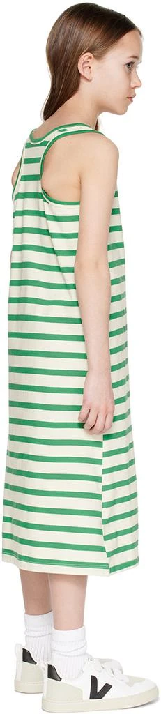 Mini Rodini Kids Green Panther Patch Dress 3