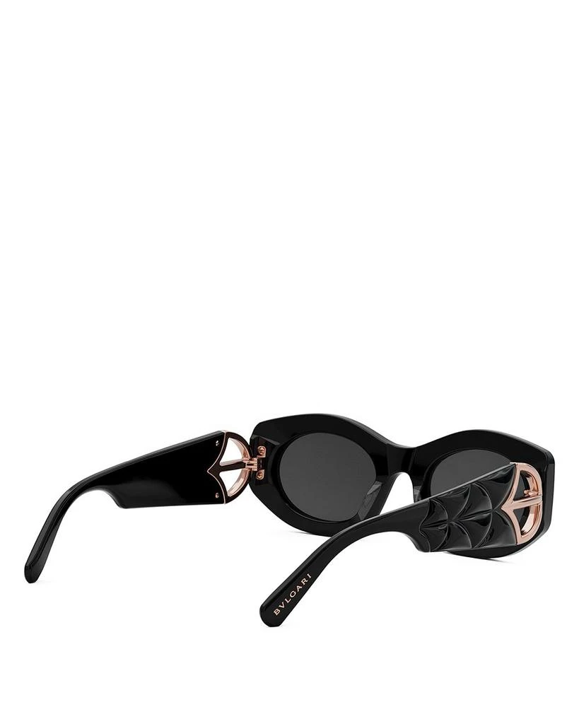 BVLGARI Calla Oval Sunglasses, 51mm 5