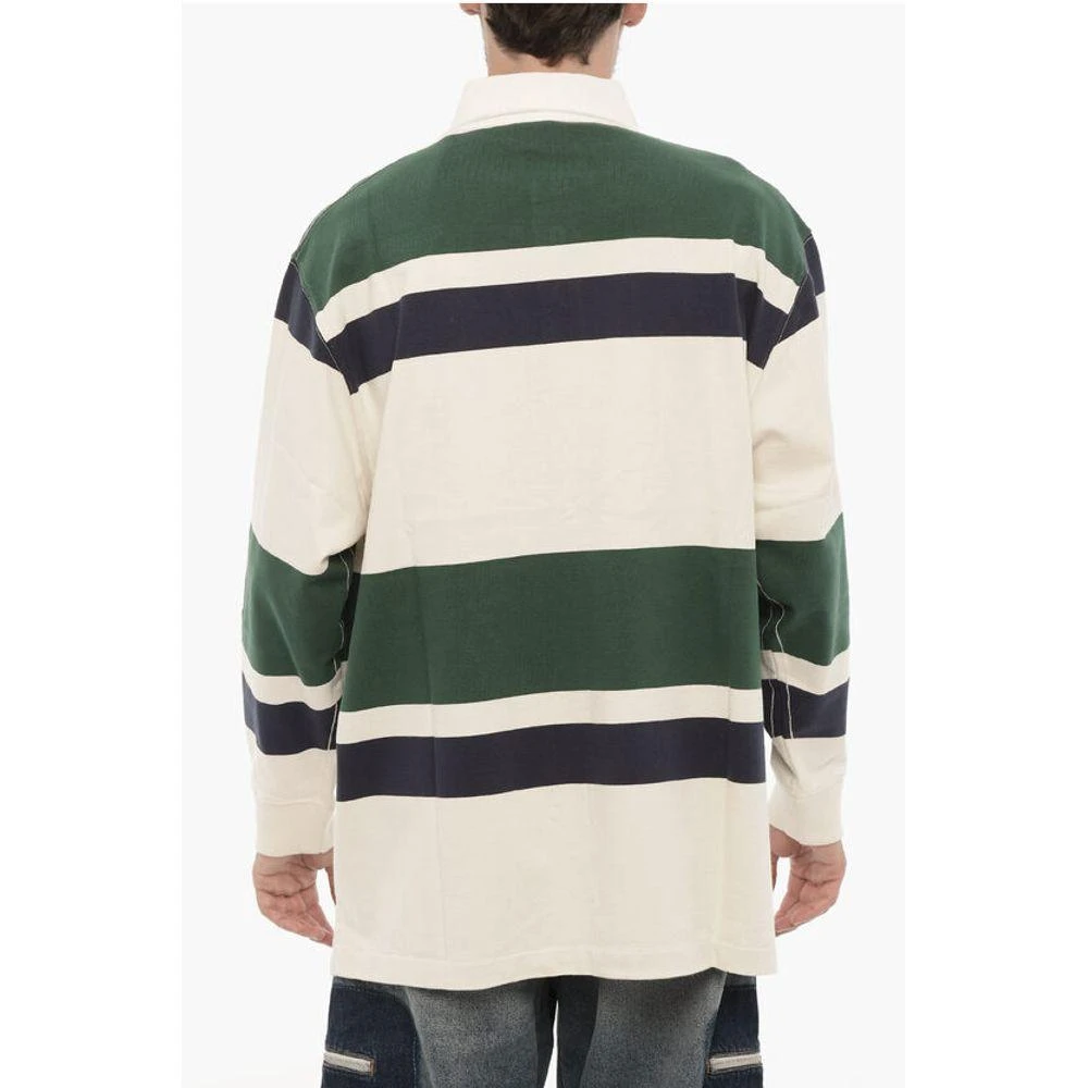 Palm Angels Striped 3-Buttons Polo Men's Shirt 2