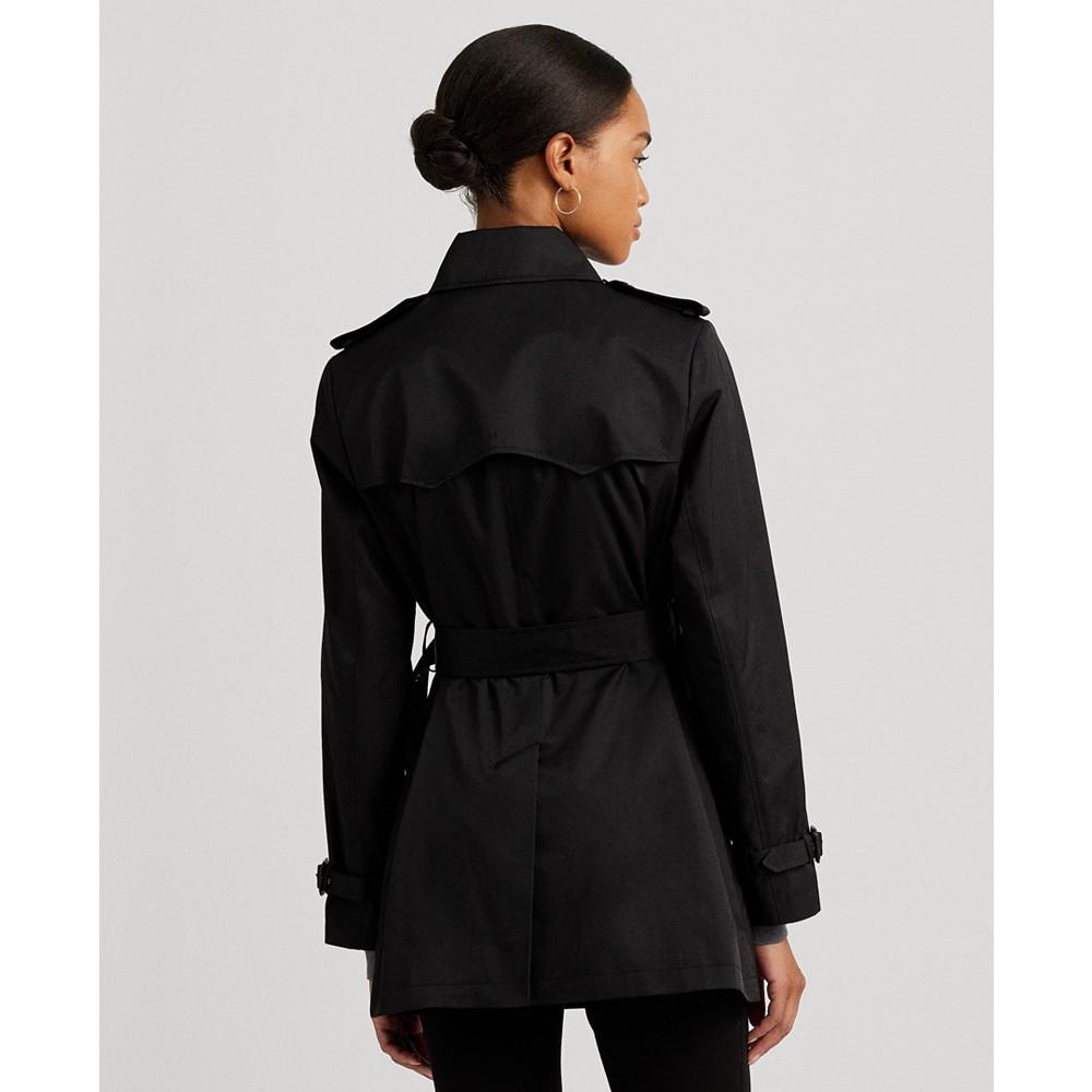 Lauren Ralph Lauren Women's Double-Breasted Short Trench Coat