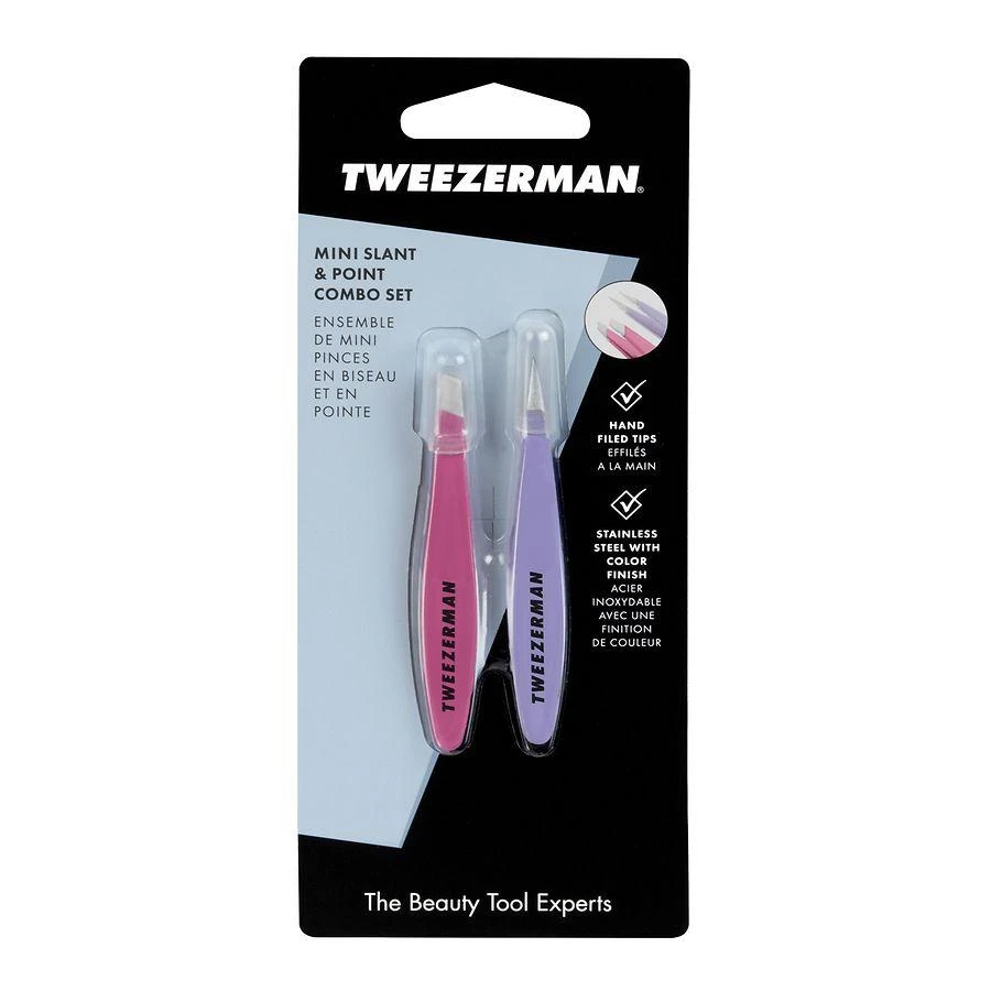 Tweezerman Mini Oval Slant and Point Set 1 5