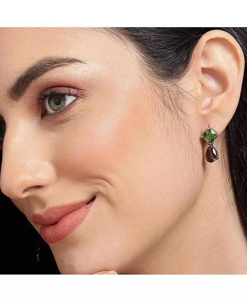 SOHI Crystal-Hue Drop Earrings 4