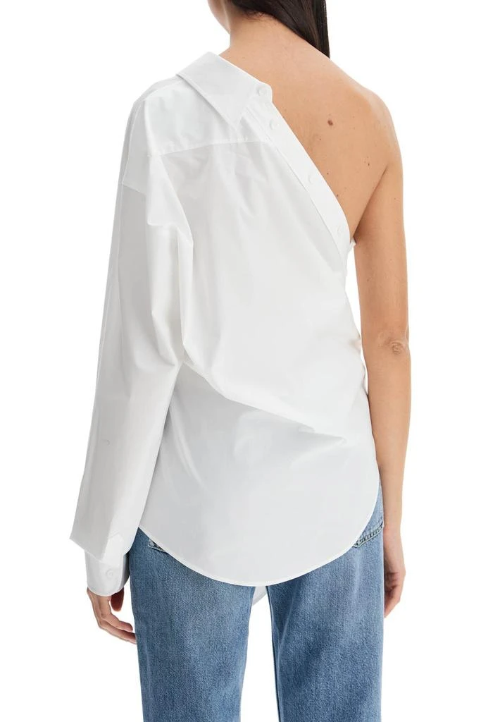 Moschino one-shoulder poplin stretch 3