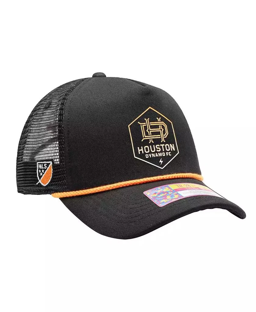 Fan Ink Men's Black Houston Dynamo FC Atmosphere Trucker Adjustable Hat 1