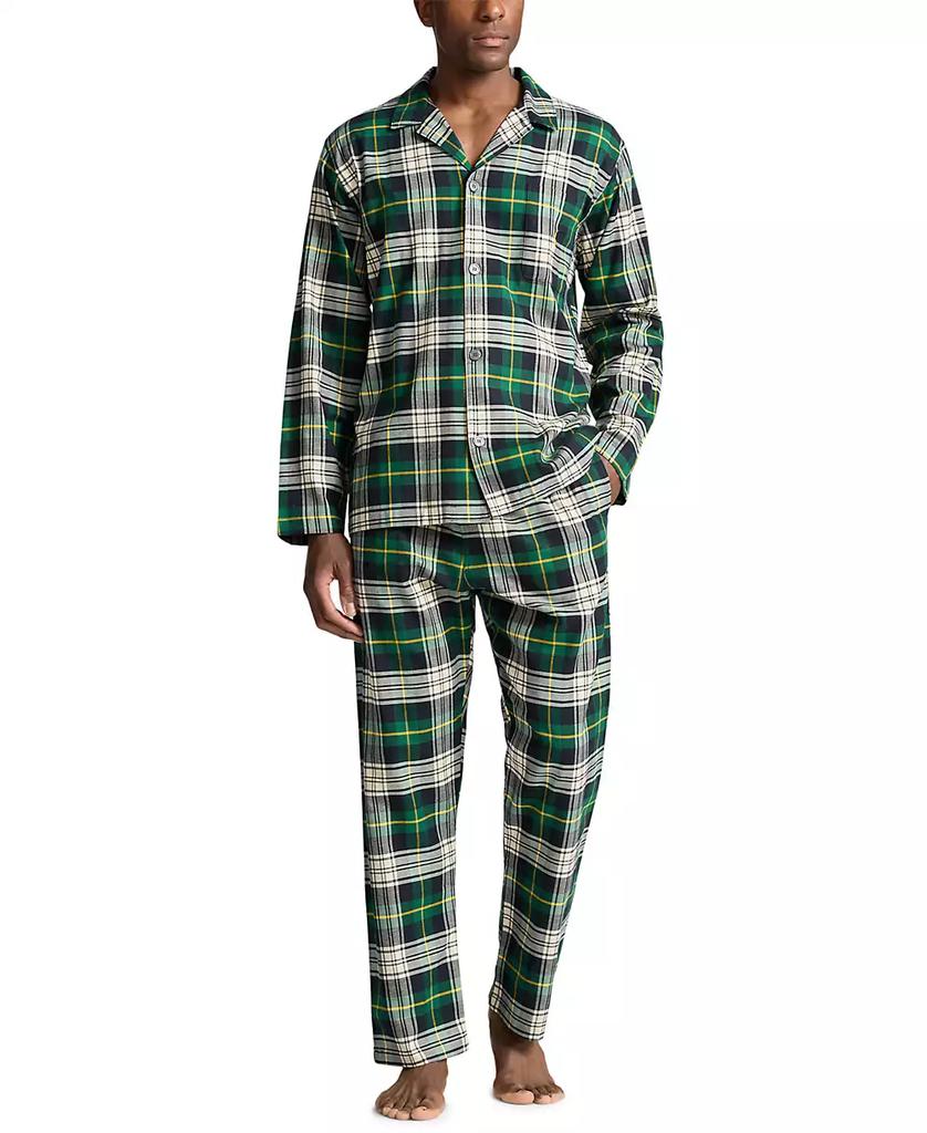 Ralph Lauren Men's 2-Pc. Plaid Flannel Pajamas Set