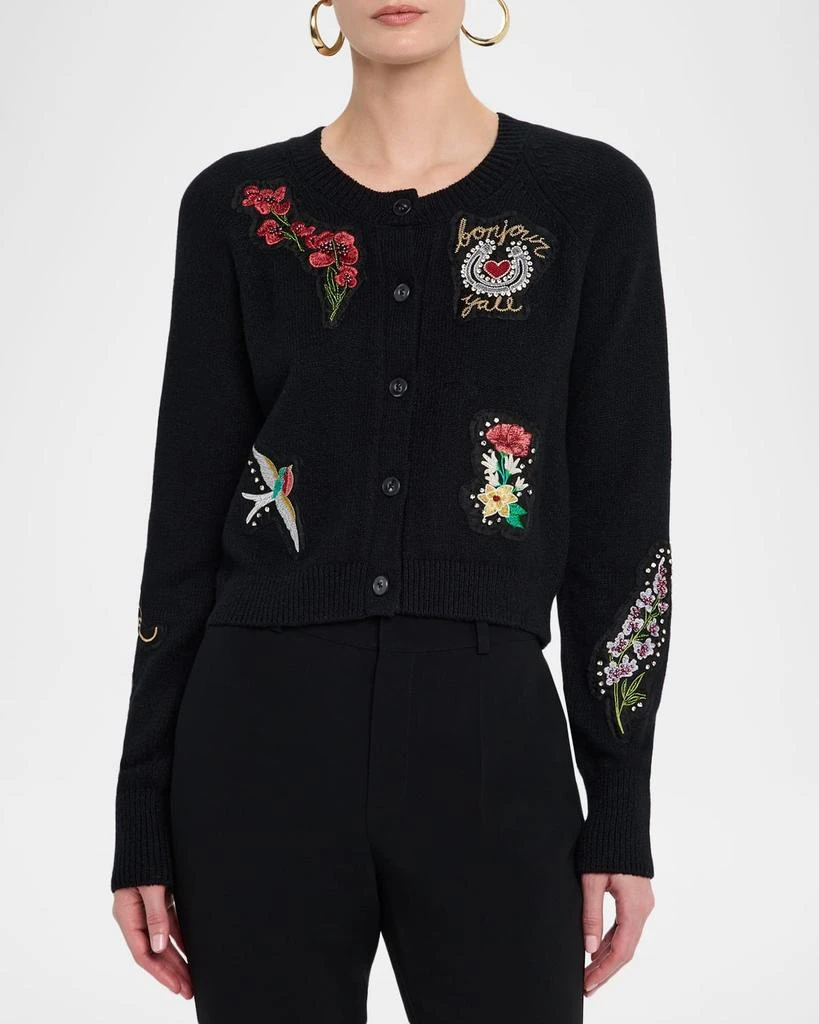 Cinq a Sept Millie Embroidered Western Amour Cardigan 4