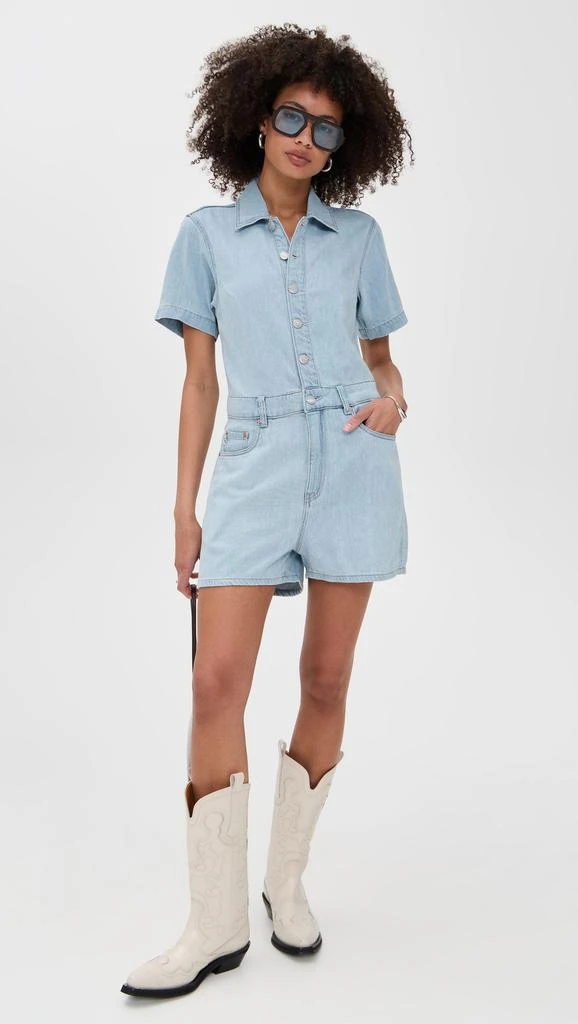 DL1961 DL Aura Montauk Denim Romper 4