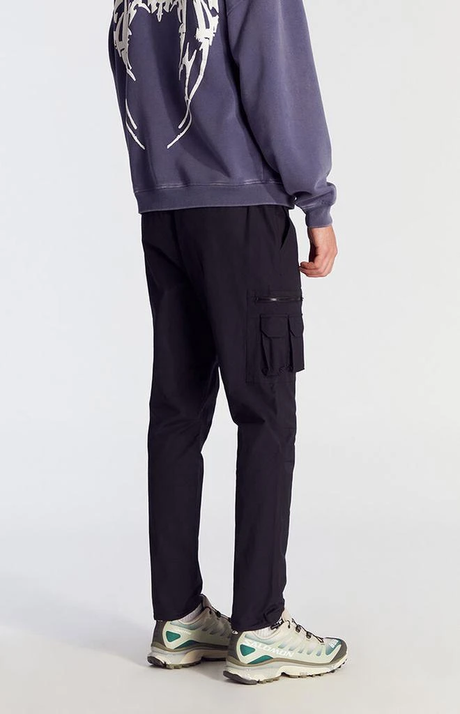 PacSun Stretch Black Slim Cargo Pants 4