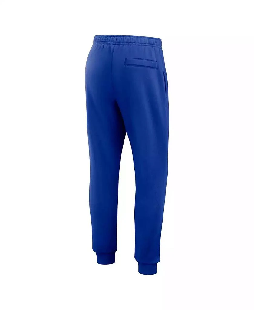NIKE Men's Royal Distressed New England Patriots Logo Crop Joggers 3