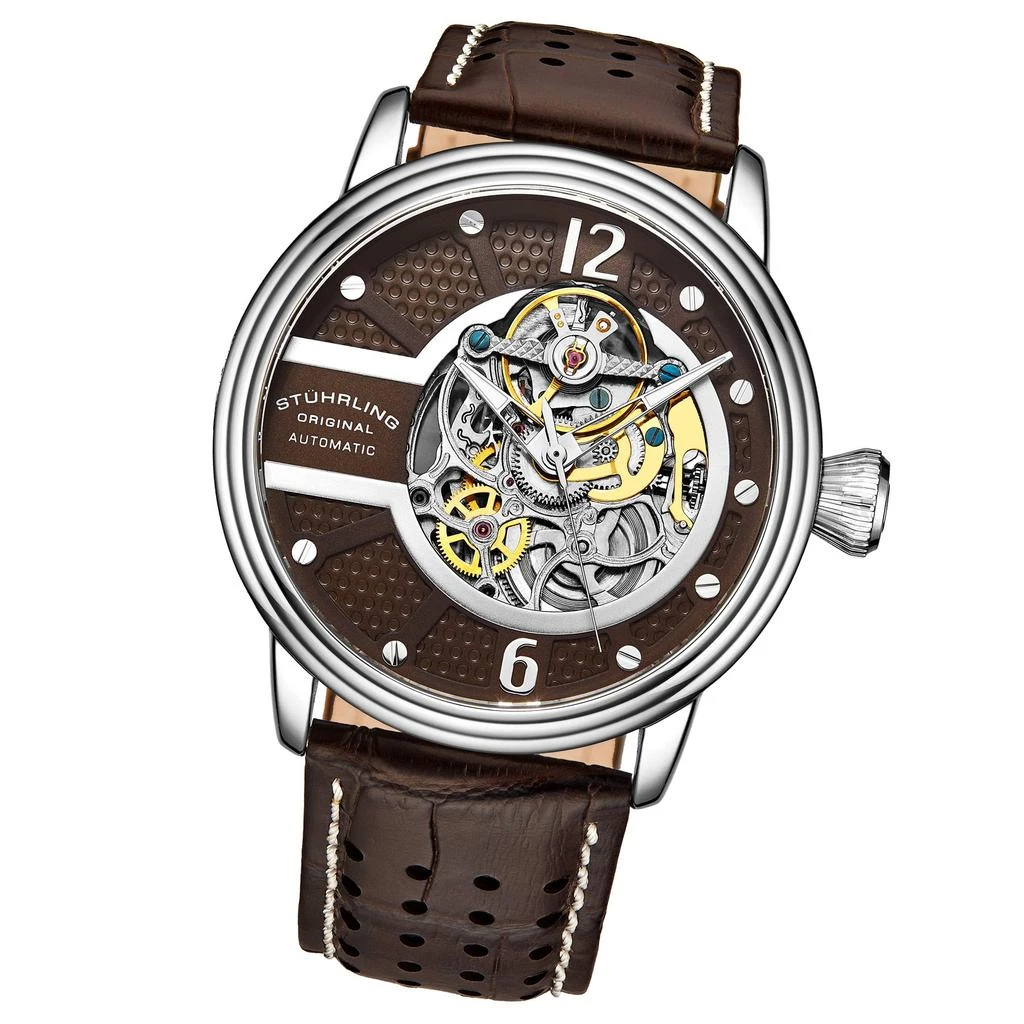 Stuhrling Original Prospero 3971 Automatic 44mm Skeleton 9