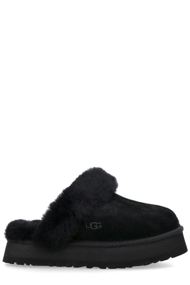 UGG UGG Disquette Logo Embossed Platform Slippers
