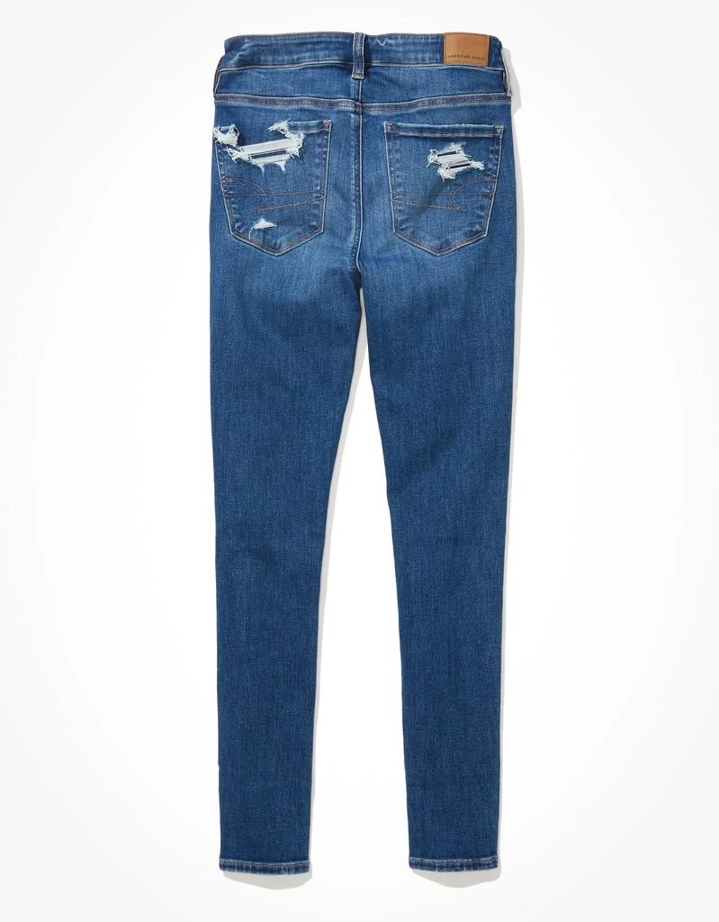 American Eagle Outfitters AE Real Good Upcycled Ne(x)t Level Ripped High-Waisted Jegging 1