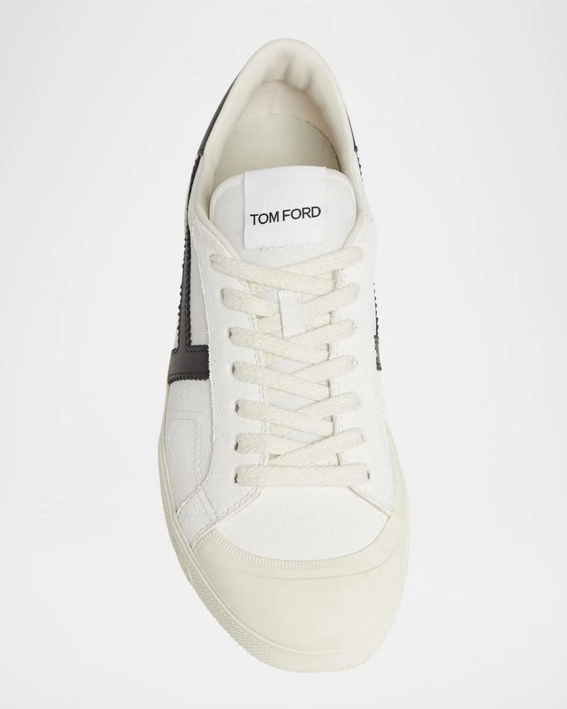 Tom Ford Jaravis Suede and Leather Low-Top Sneakers 3