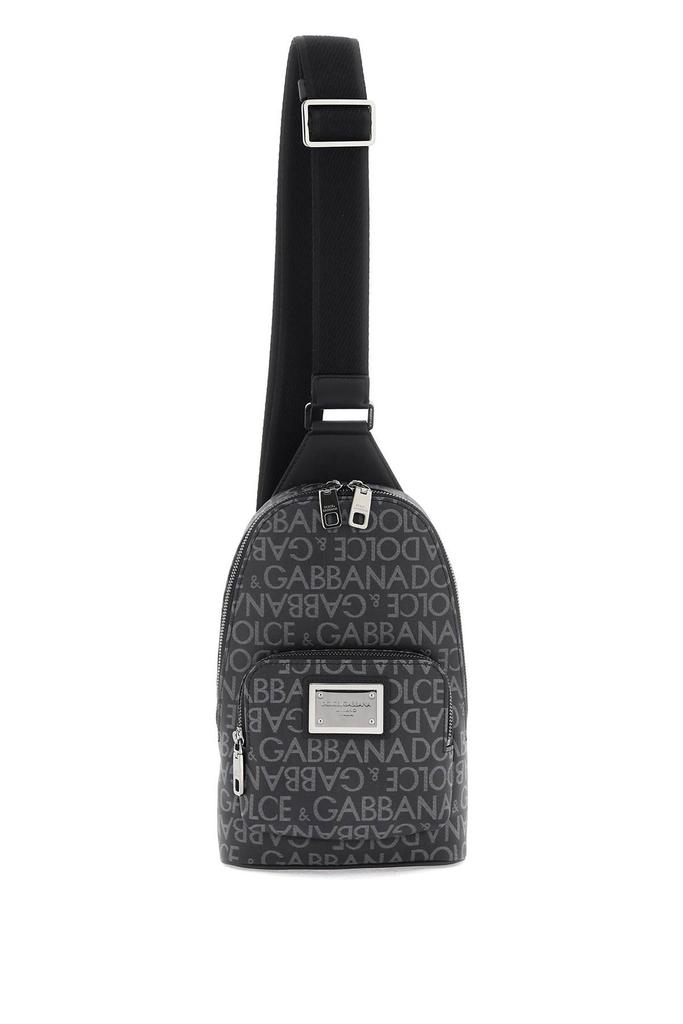Dolce & Gabbana Logo Plaque Nylon Belt Bag - Bags - BeyondStyle
