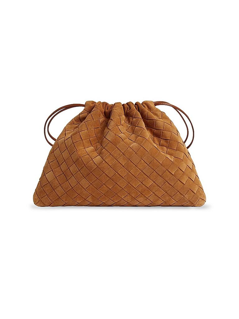 Bottega Veneta Spazzolato Leather Clutch Bag - Crossbody