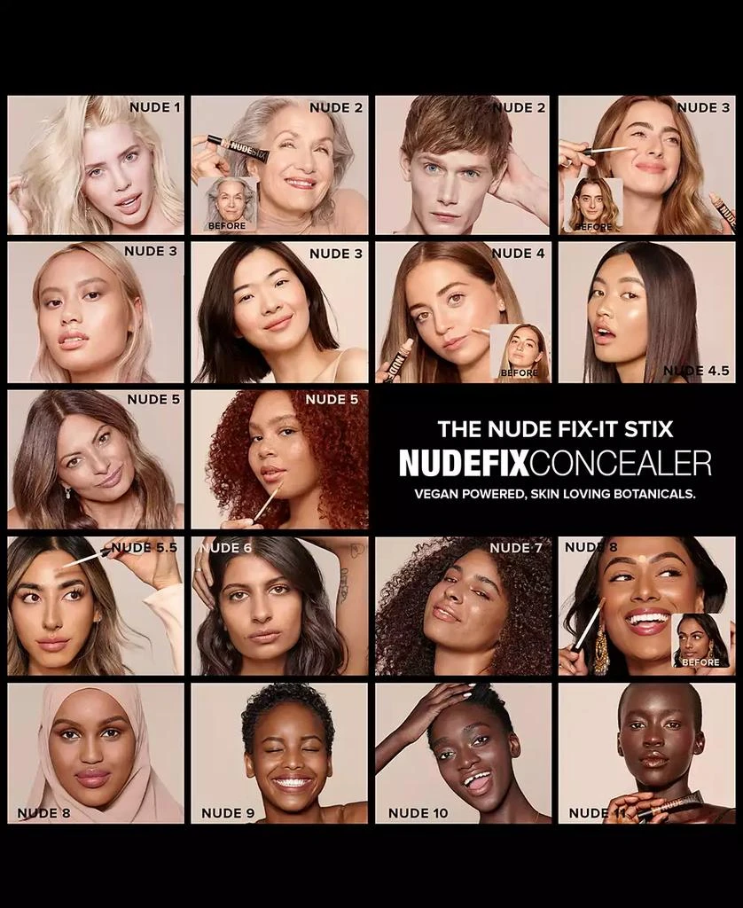 NUDESTIX NudeFix Cream Concealer, 0.34 oz. 9