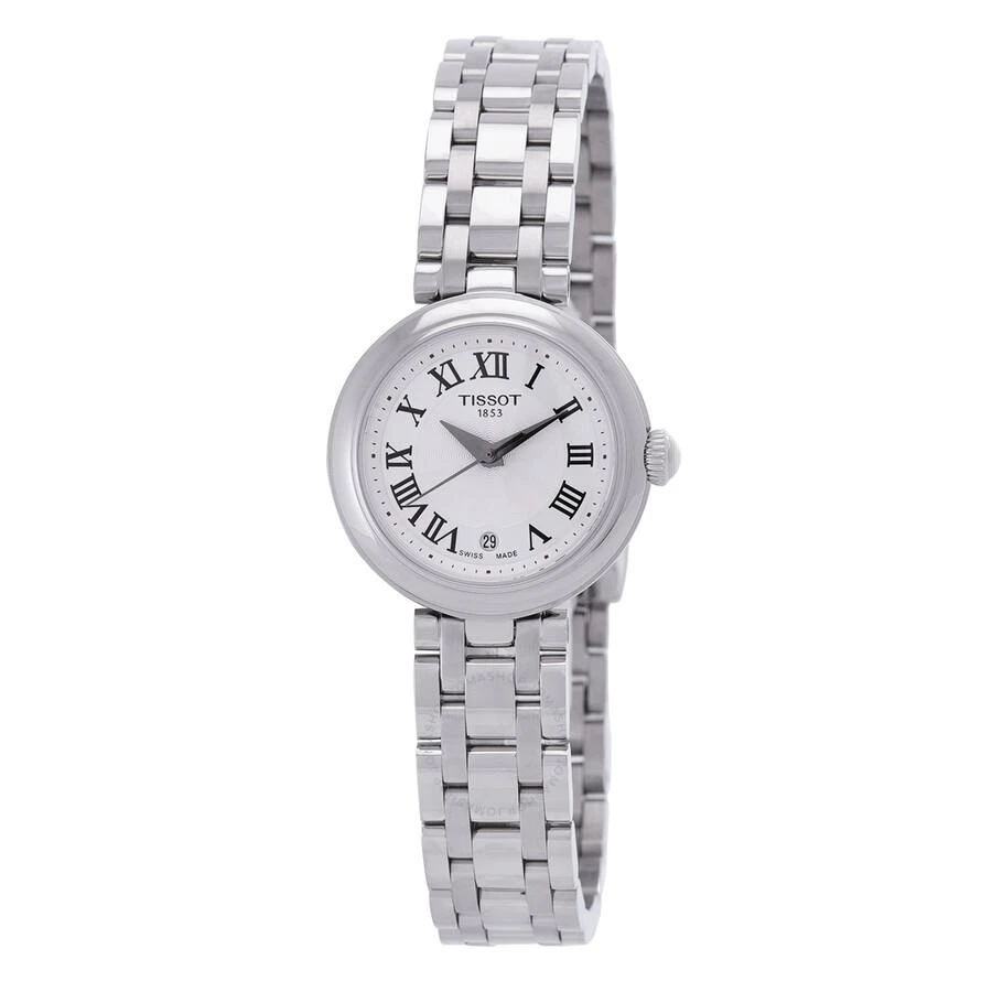 Tissot T-Lady Quartz White Dial Ladies Watch T126.010.11.013.00 1