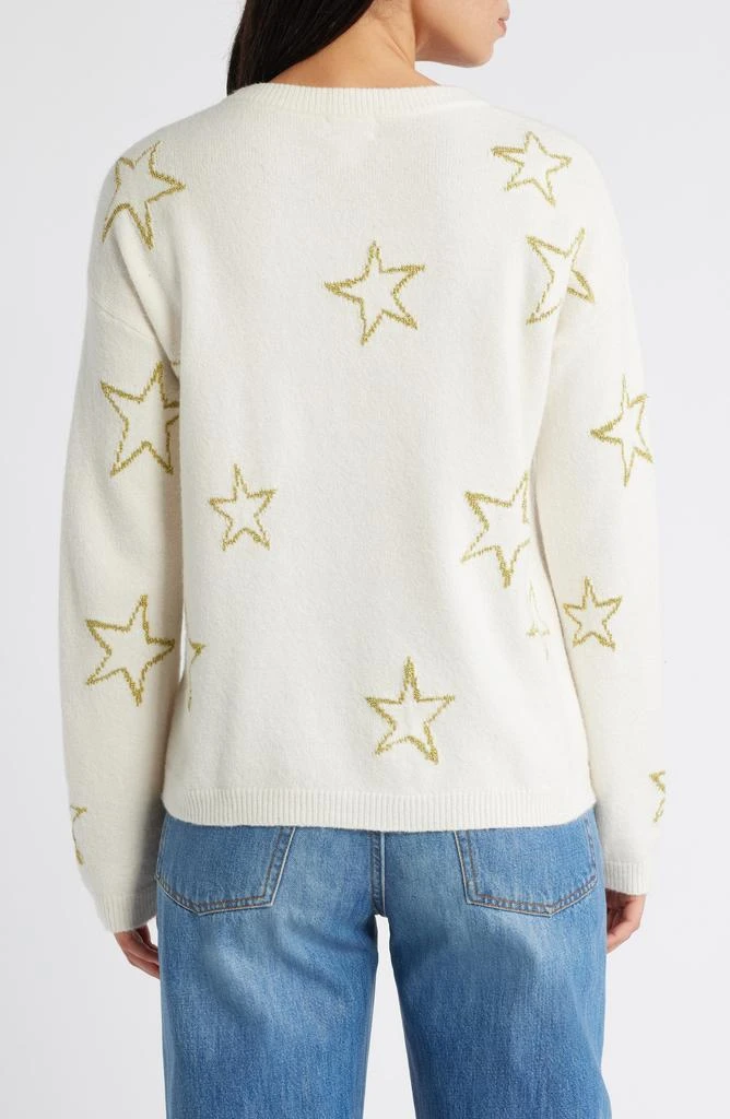 Caslon Star Jacquard Sweater 2