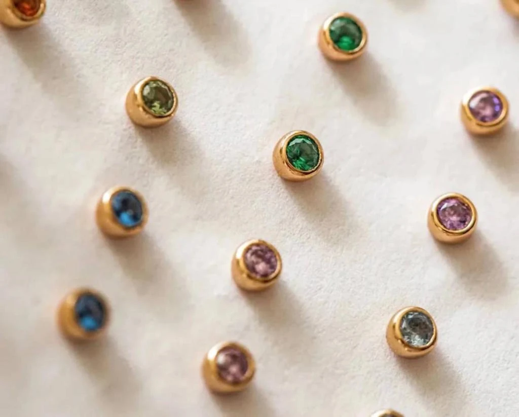 Made By Mary Made By Mary - September Birthstone Stud Earrings 2