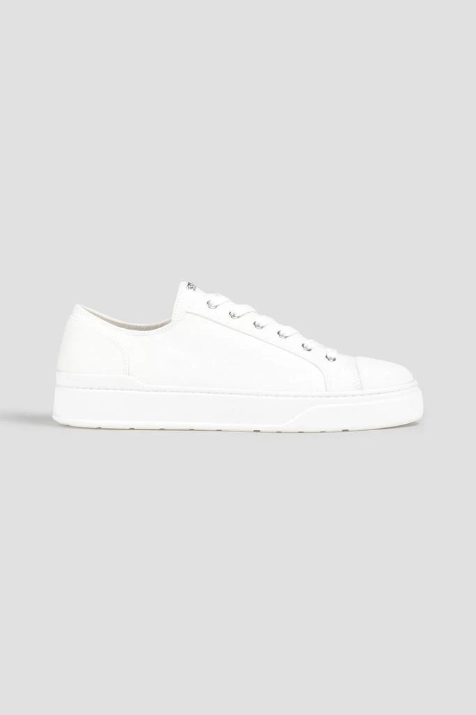 STUART WEITZMAN Sammy twill sneakers 1