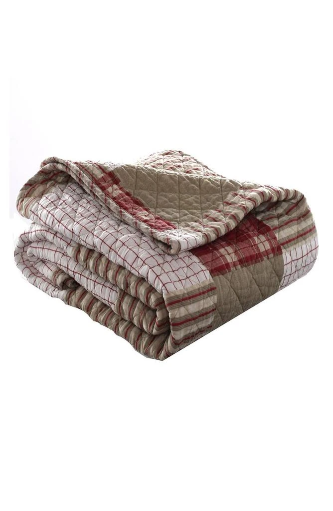 Eddie Bauer Camano Island Plaid Quilted Throw Blanket 1