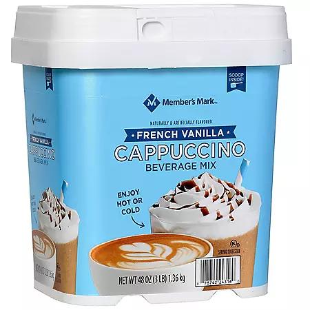 Member's Mark Member's Mark French Vanilla Cappuccino Beverage Mix, 48 oz.