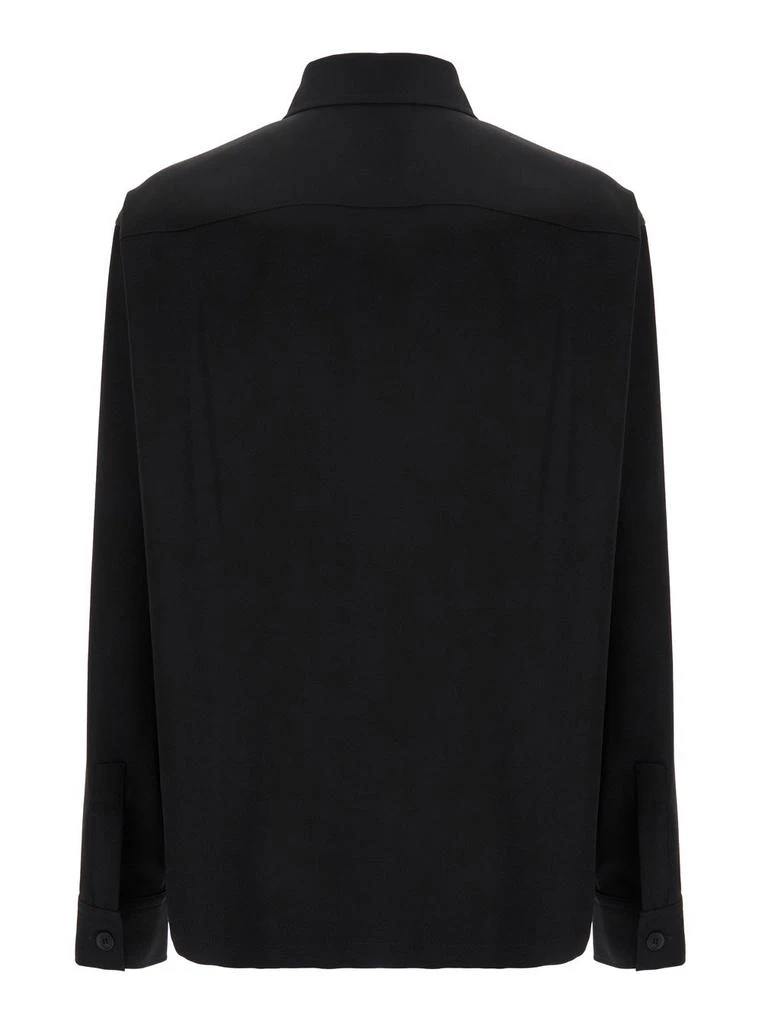 Balmain Balmain Logo Detailed Long Sleeved Overshirt 2