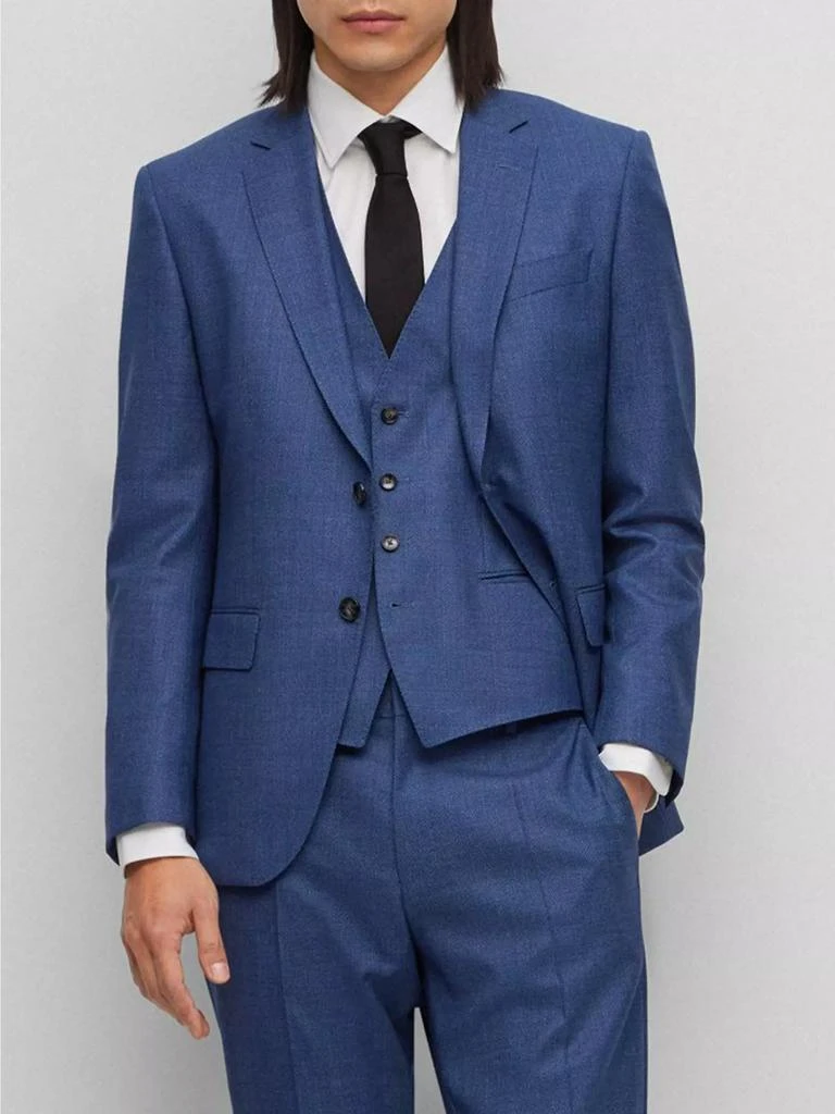 Hugo Boss Three-Piece Slim-Fit Suit in a Wool Blend 2