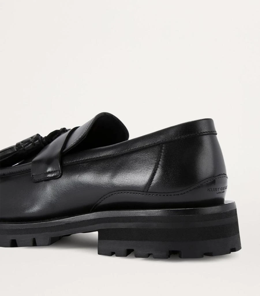 Kurt Geiger Leather Hayes Tassel Loafers 3
