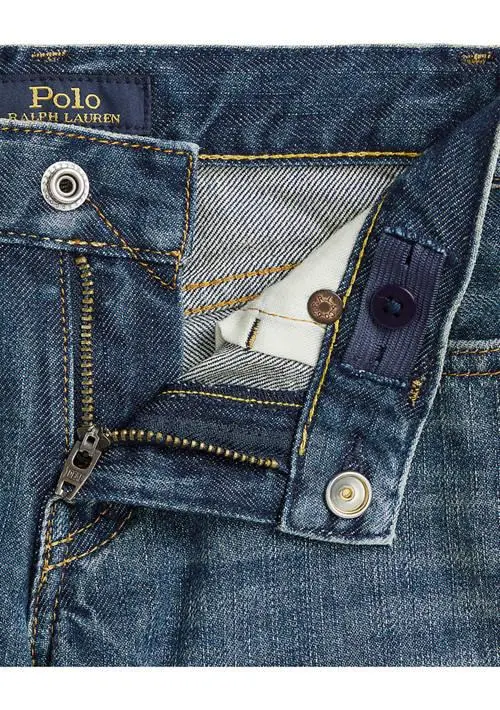 Ralph Lauren Boys 2-7 Hampton Straight Distressed Jeans 3