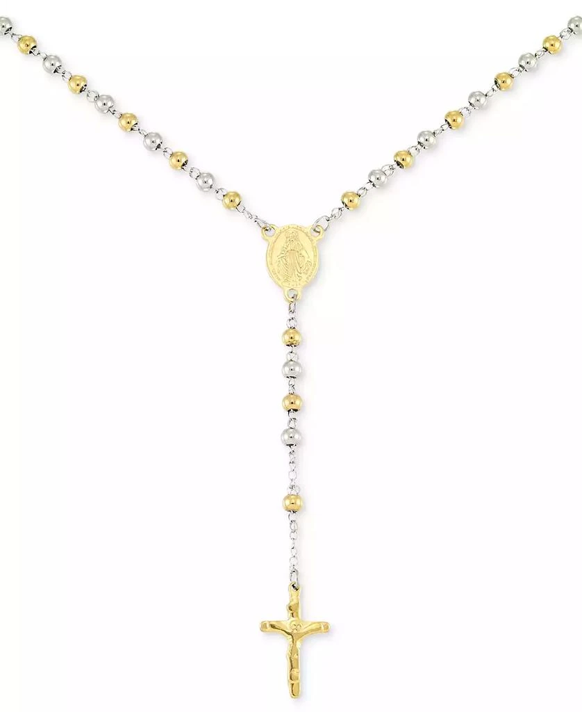 LEGACY for MEN by Simone I. Smith Beaded Cross 24" Lariat Necklace in Stainless Steel
Yellow Ion-Plate 1