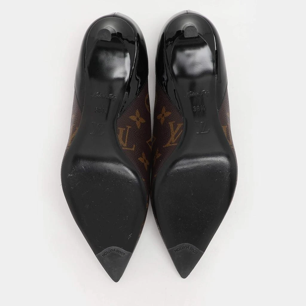 Louis Vuitton Louis Vuitton Monogram Canvas And Patent Leather Cherie Pumps Size 36.5 6
