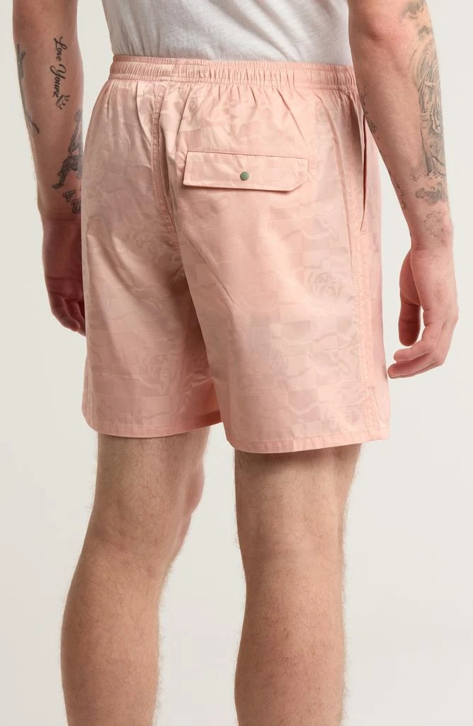 Icecream Running Check Nylon Drawstring Shorts 2