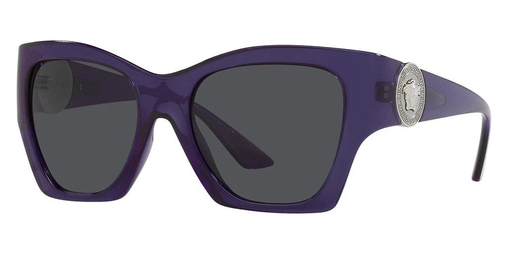 Versace Women's 55mm Transparent Purple Sunglasses 1