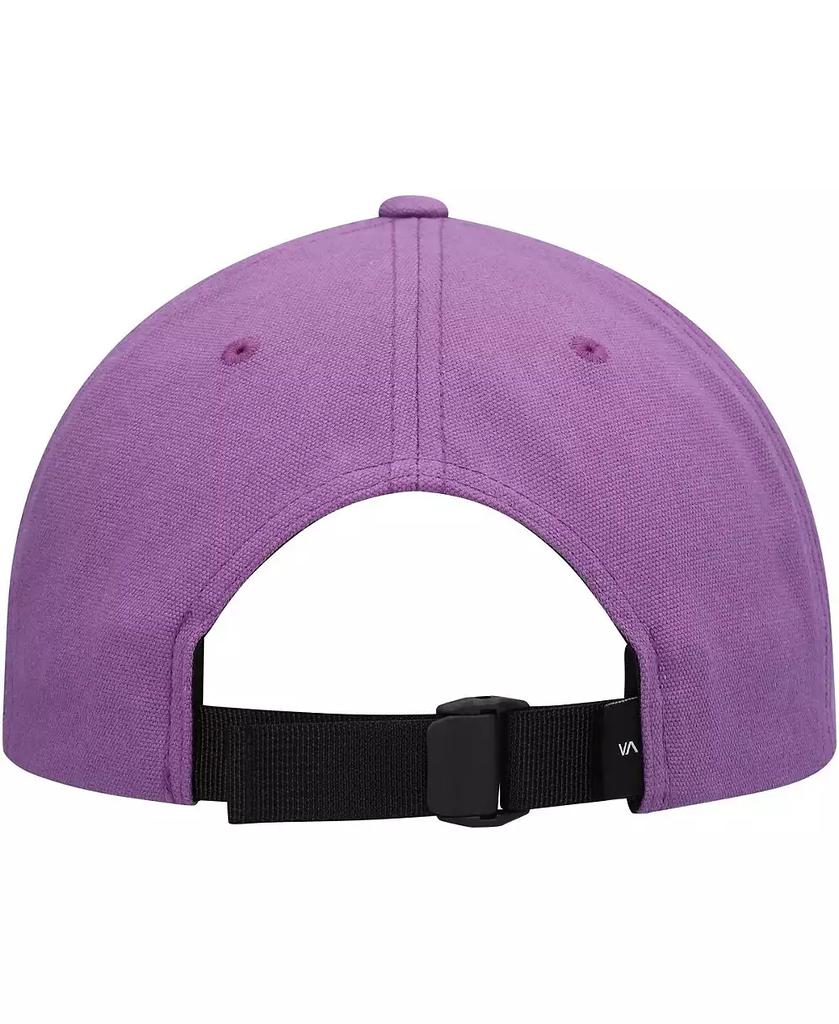 RVCA Men's Purple PTC Clipback Adjustable Hat