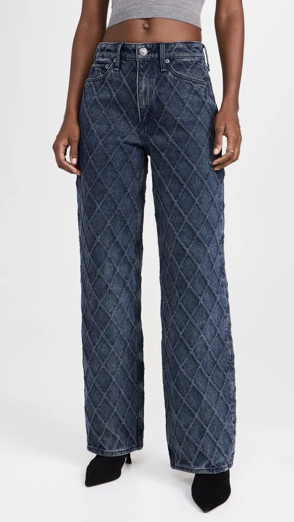 Rag & Bone Logan Quilted Jeans 1