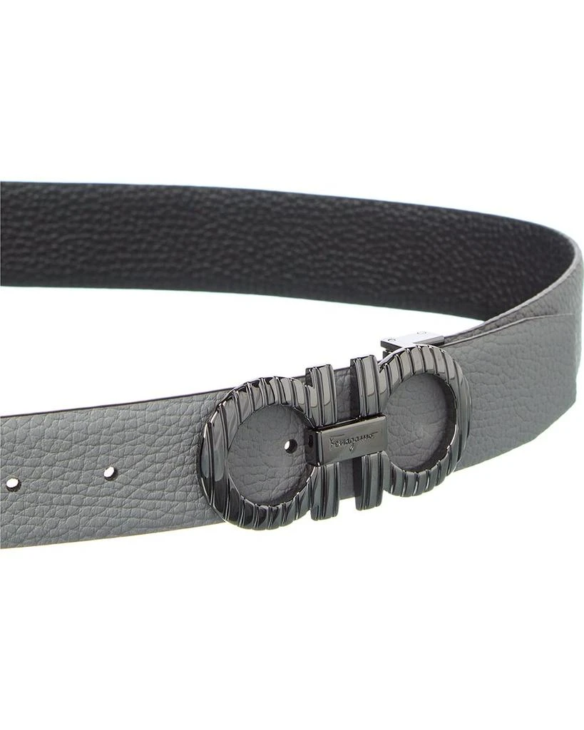 Salvatore Ferragamo Ferragamo Gancini Reversible & Adjustable Leather Belt 2