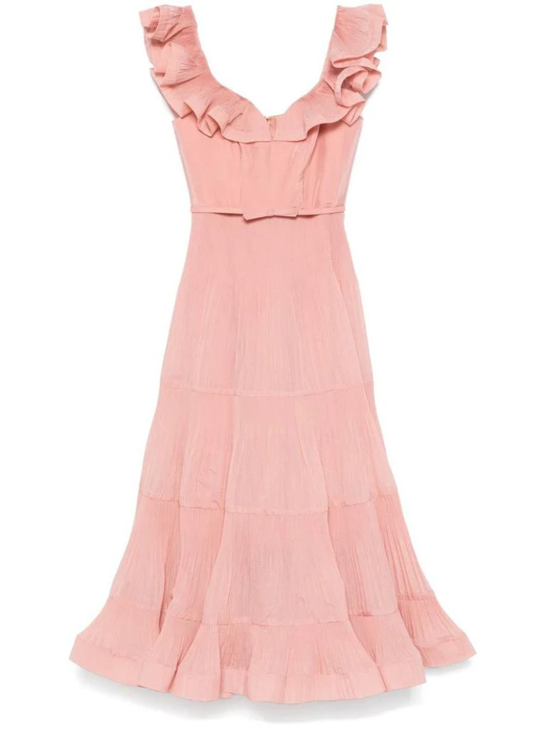 Zimmermann Zimmermann Pleated Fill Midi Dress 1