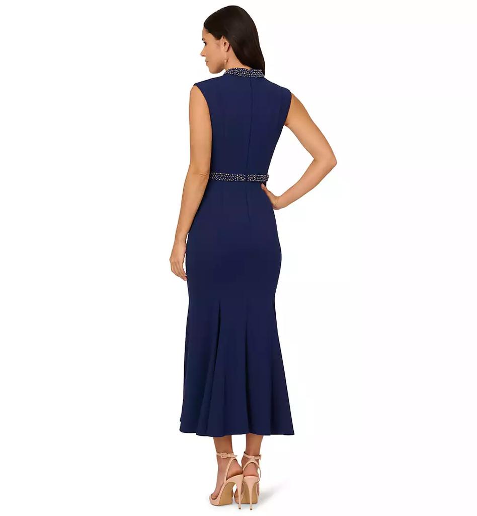 Adrianna Papell Women's Mock-Neck Knit Mermaid Dress