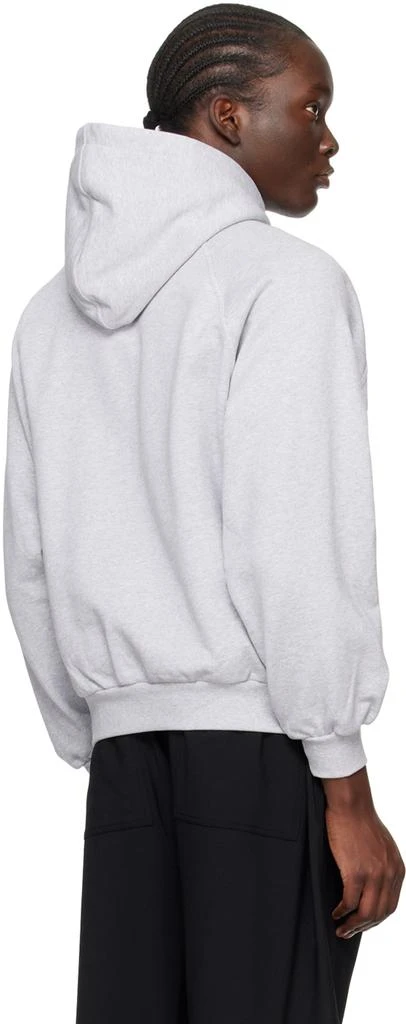 SUNNEI Grey Embroidered Hoodie 3