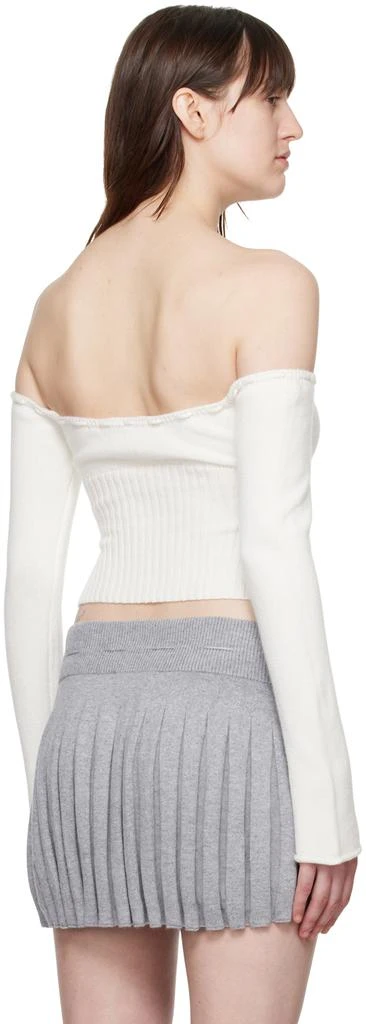 GUIZIO White Bayberi Sweater 3