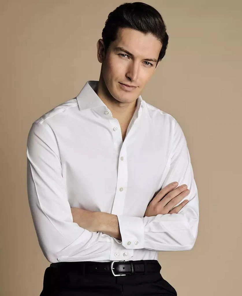Charles Tyrwhitt Men's Slim-Fit Twill Dress Shirt 3