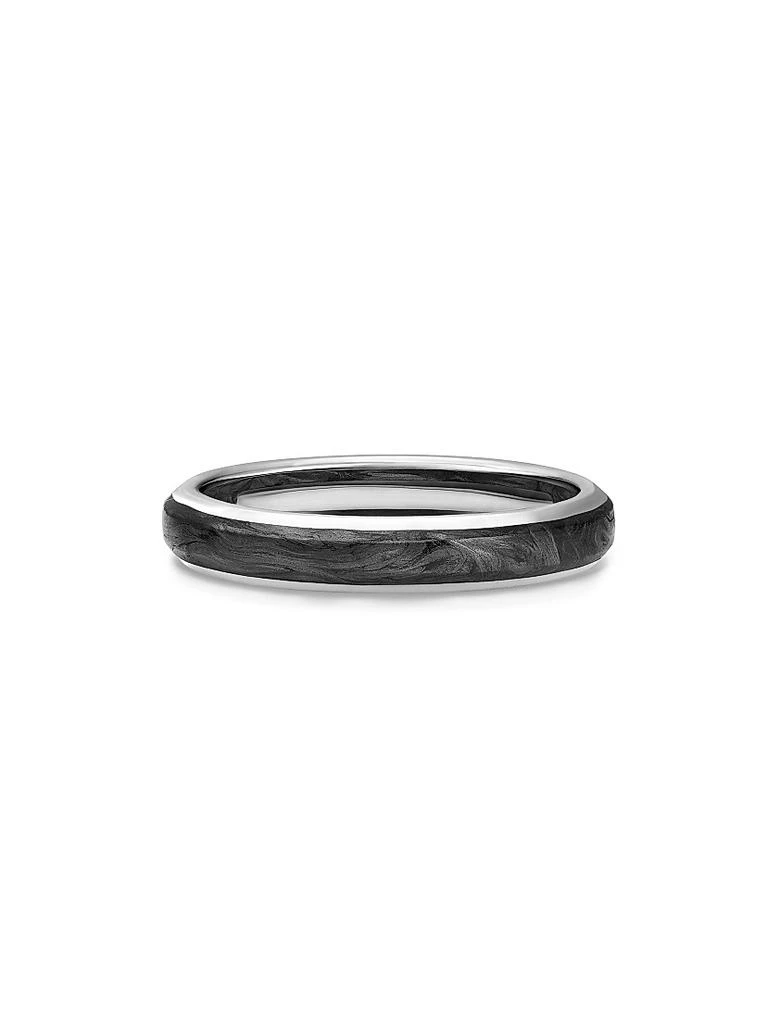 David Yurman Streamline Band Ring in 18K White Gold