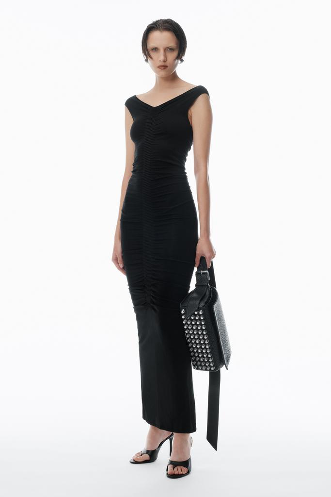 Alexander Wang Cropped Cardigan Twinset Dress - Dresses