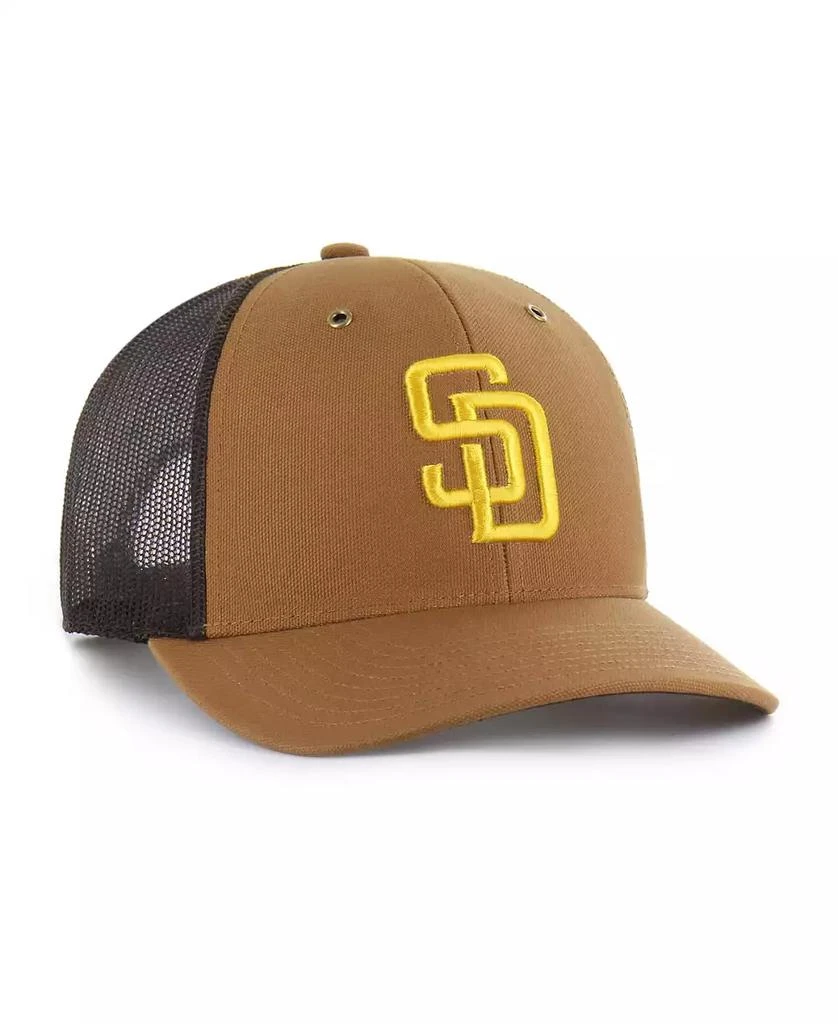 47 Brand Carhartt X Men's Brown San Diego Padres Trucker Adjustable Hat 4