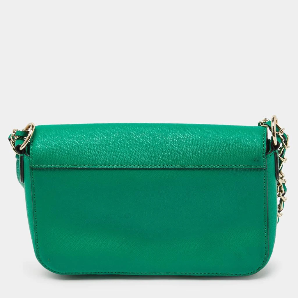 DKNY DKNY Green Leather Bryant Flap Crossbody Bag 4