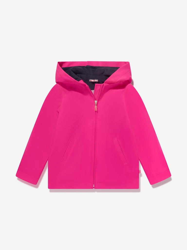 Billieblush Billieblush Girls Hooded Raincoat in Pink 1